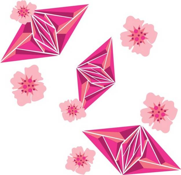 Picture of Pink Diamonds SVG File