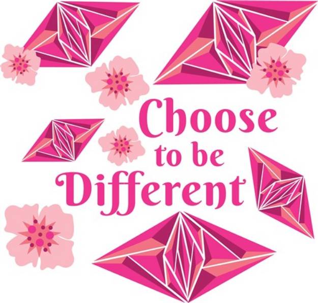 Picture of Choose To Be Different SVG File