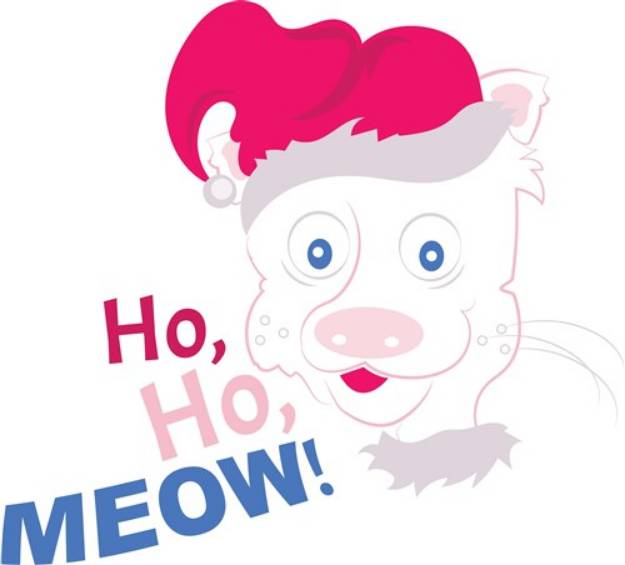 Picture of Ho, Ho, Meow! SVG File