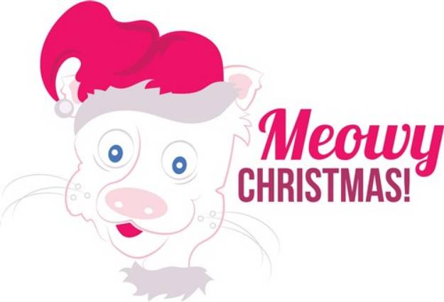 Picture of Meowy Christmas! SVG File