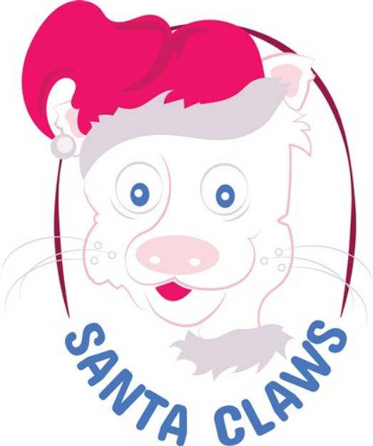 Picture of Santa Claws SVG File