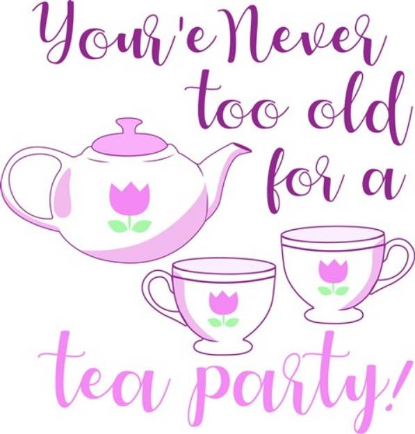 Picture of Tea Party Time! SVG File