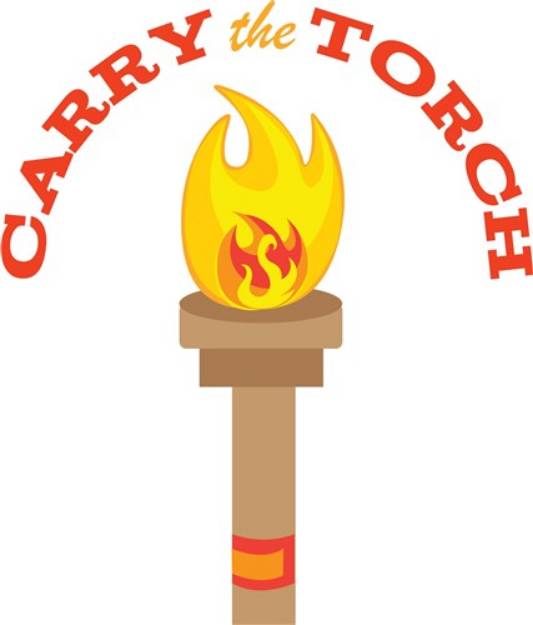 Picture of Carry The Torch SVG File