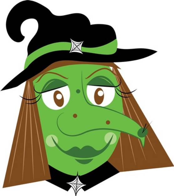 Picture of Halloween Witch SVG File