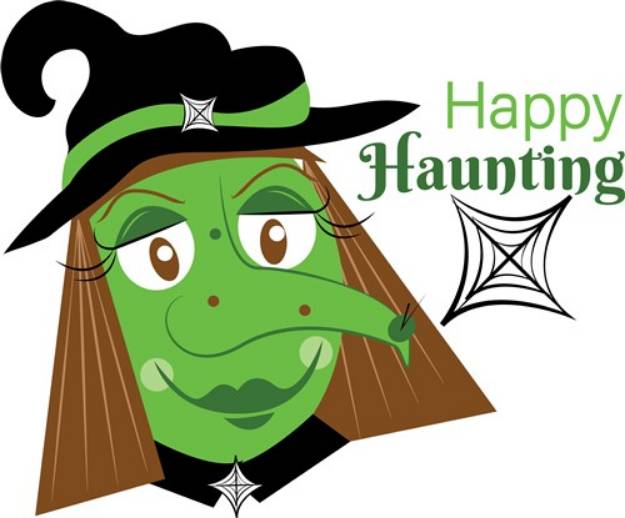 Picture of Happy Haunting Witch SVG File