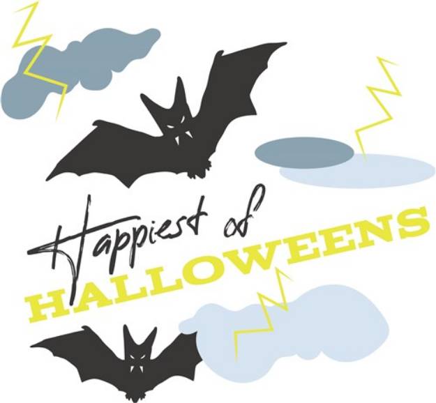Picture of Happiest of Halloweens SVG File