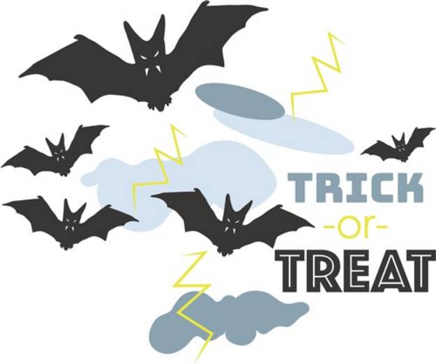 Picture of Trick Or Treat Bats SVG File