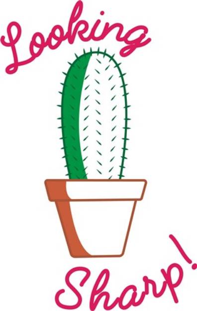Picture of Looking Sharp Cactus SVG File