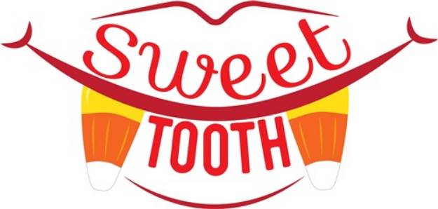 Picture of Candy Corn Sweet Tooth SVG File