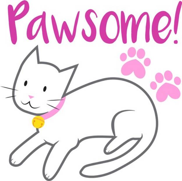 Picture of Pawsome! SVG File