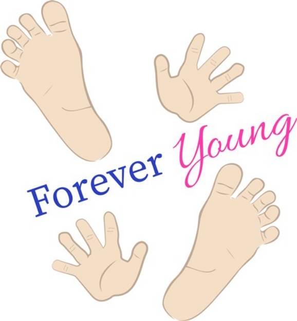 Picture of Forever Young SVG File