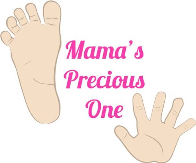 Picture of Mamas Precious One SVG File