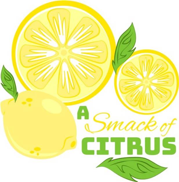Picture of A Smack Of Citrus SVG File