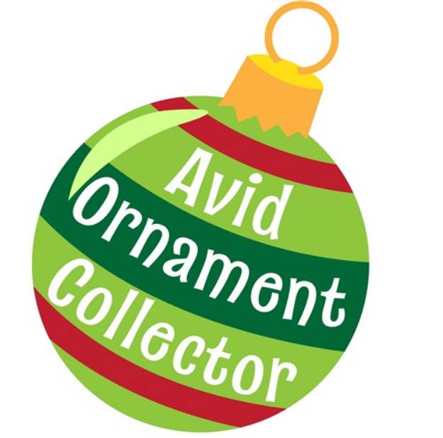 Picture of Avid Ornament Collector SVG File