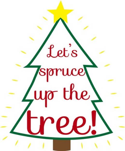 Picture of Spruce Up The Tree SVG File