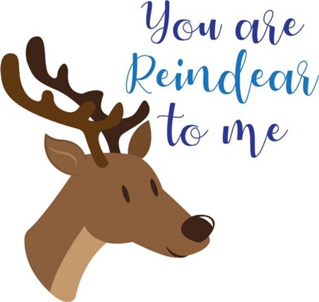 Picture of Your Reindear To Me SVG File