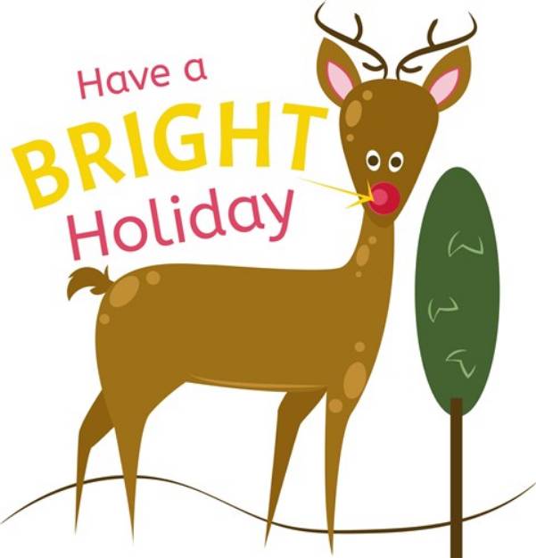Picture of Have A Bright Holiday SVG File