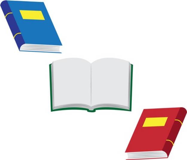 Picture of Hardback Books SVG File
