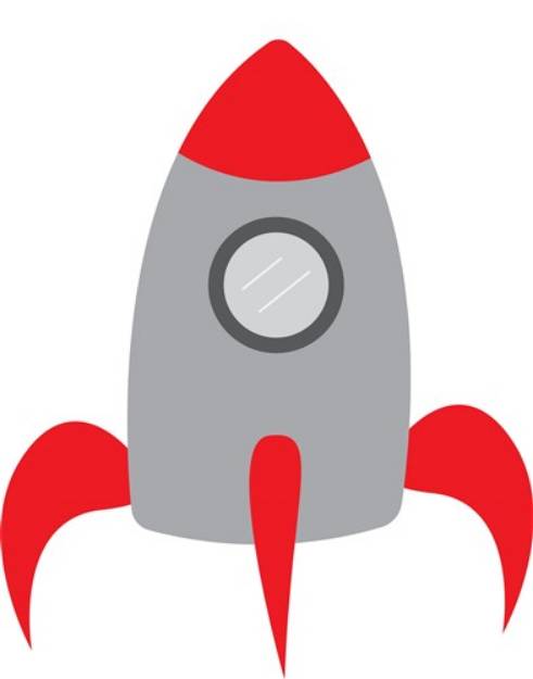 Picture of Rocket Ship SVG File