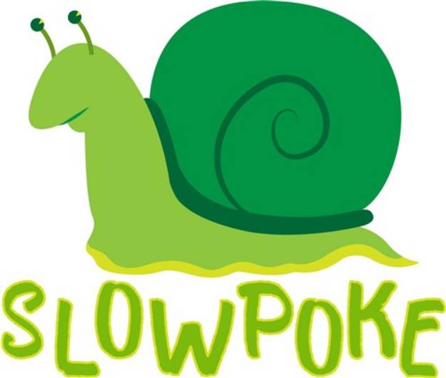 Picture of Slowpoke Snail SVG File