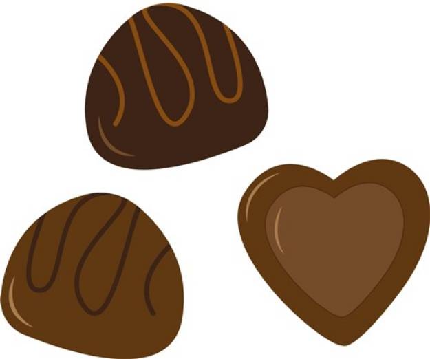 Picture of Chocolate Candies SVG File