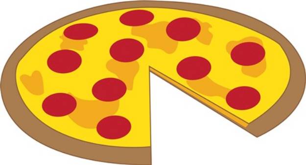 Picture of Pepperoni Pizza SVG File