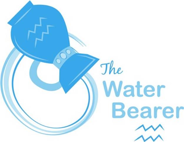 Picture of Aquarius: The Water Bearer SVG File