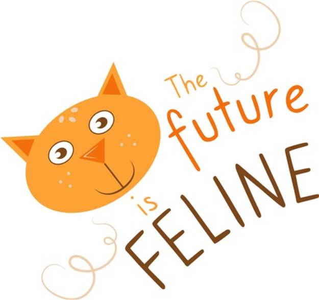 Picture of The Future Is Feline SVG File