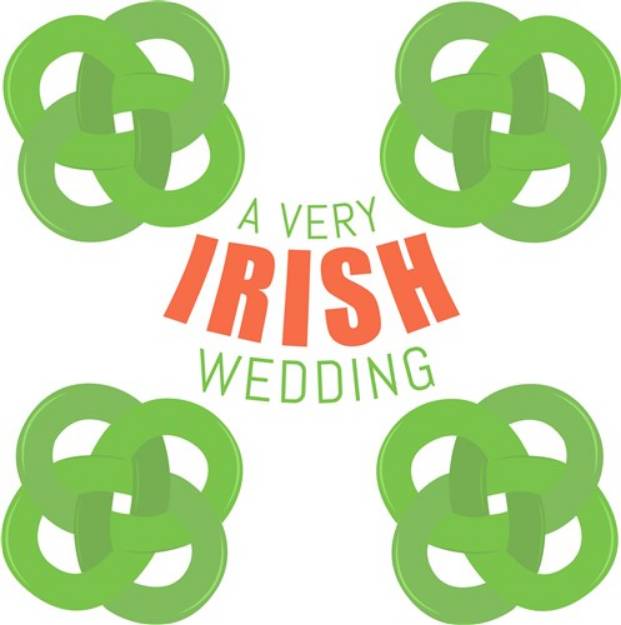 Picture of A Very Irish Wedding SVG File