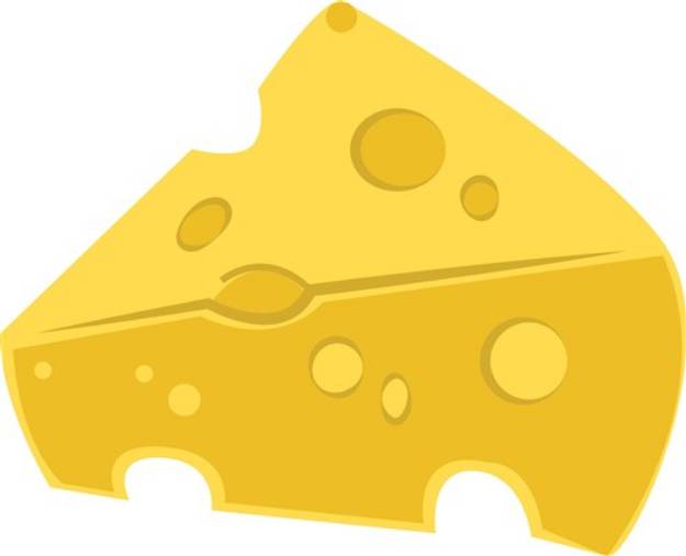 Picture of Cheese Wedge SVG File