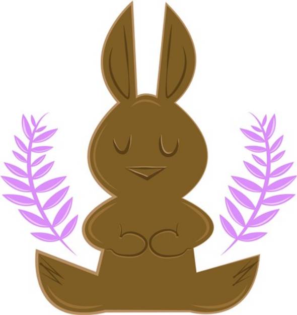 Picture of Chocolate Bunny SVG File