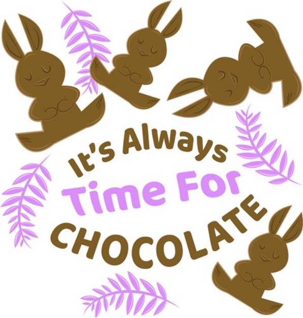 Picture of Always Time For Chocolate SVG File
