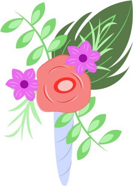Picture of Floral Corsage SVG File