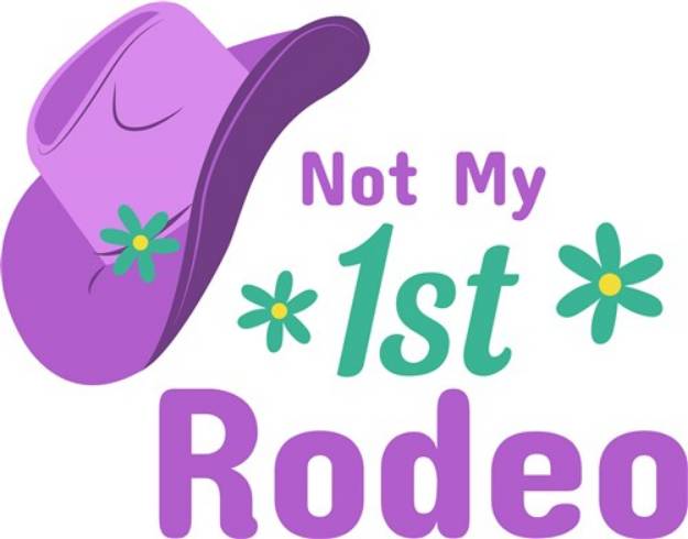 Picture of Not My 1st Rodeo SVG File