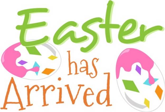 Picture of Easter Has Arrived! SVG File