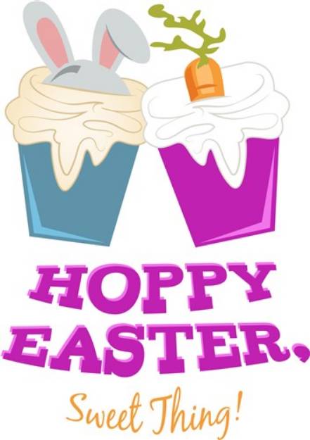 Picture of Hoppy Easter Sweet Thing! SVG File