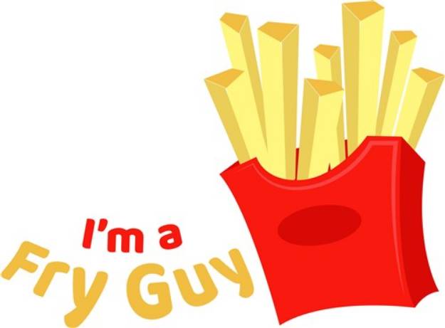 Picture of Im A Fry Guy SVG File