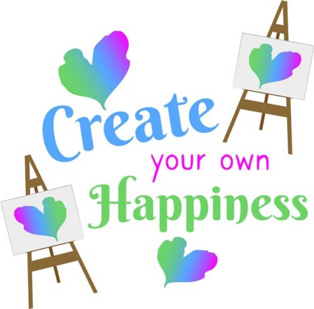 Picture of Create Your Own Happiness SVG File