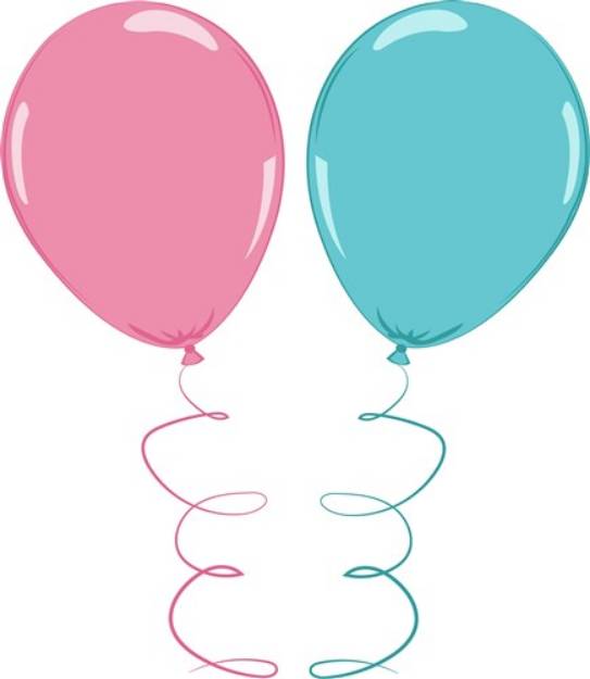 Picture of Baby Shower Balloons SVG File