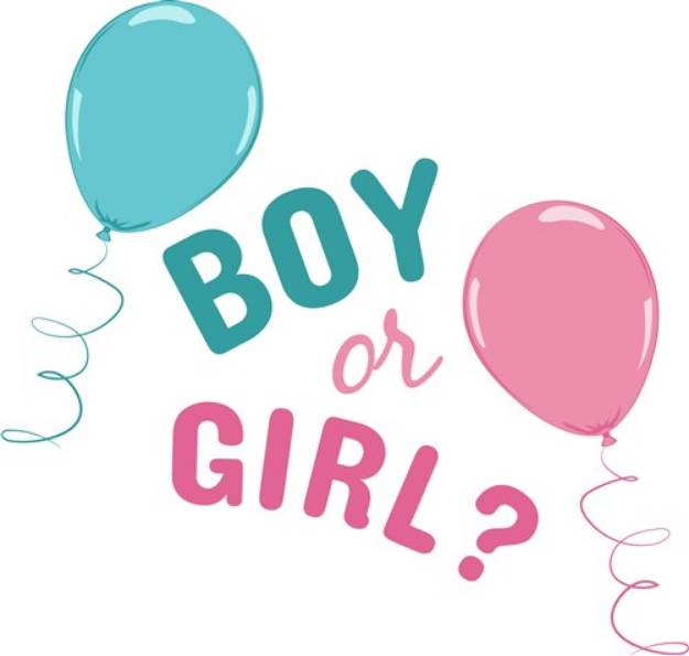 Picture of Boy or Girl? SVG File