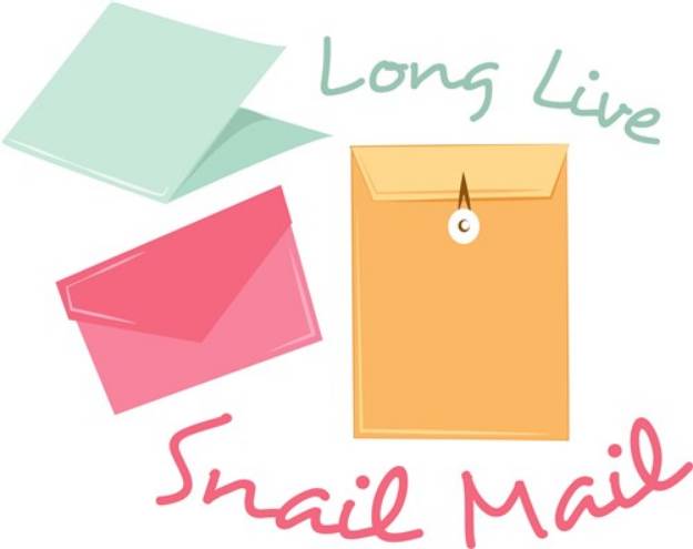 Picture of Long Live Snail Mail SVG File