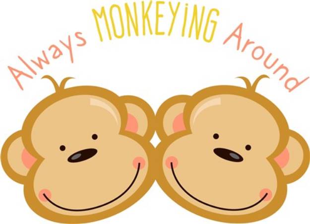 Picture of Always Monkeying Around SVG File