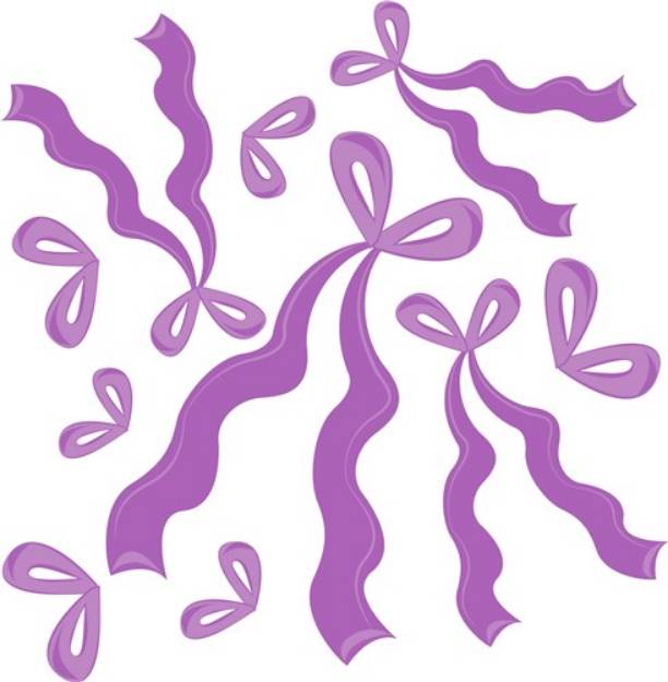 Picture of Purple Bows SVG File