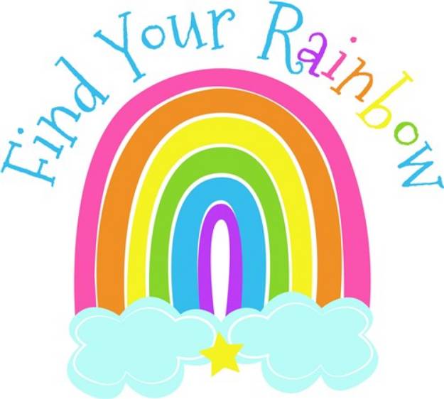Picture of Find Your Rainbow SVG File
