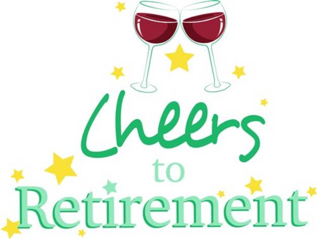 Picture of Cheers To Retirement SVG File
