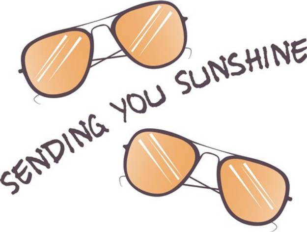 Picture of Sending You Sunshine SVG File