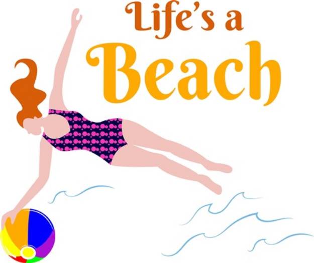 Picture of Lifes A Beach SVG File