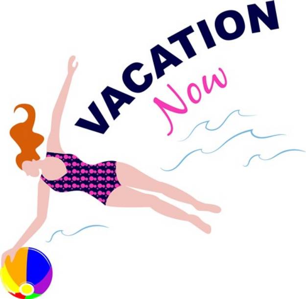 Picture of Vacation Now SVG File
