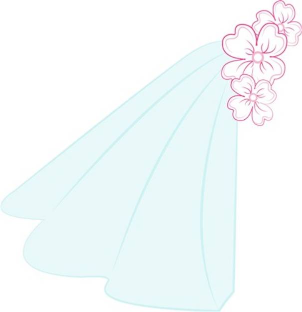 Picture of Wedding Veil SVG File