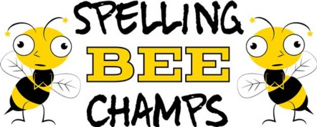 Picture of Spelling Bee Champs SVG File